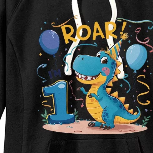 Roar IM One Baby First Birthday Celebrate Being Women's Fleece Hoodie