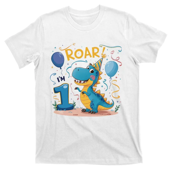 Roar IM One Baby First Birthday Celebrate Being T-Shirt