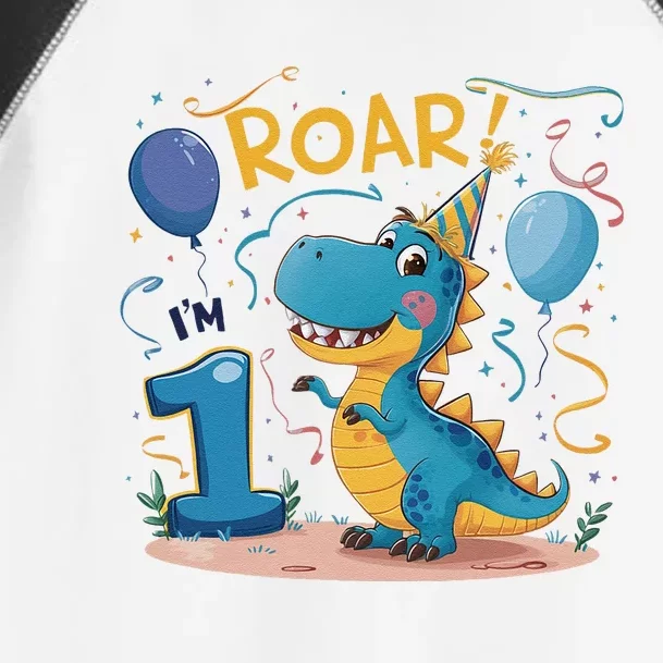 Roar IM One Baby First Birthday Celebrate Being Toddler Fine Jersey T-Shirt