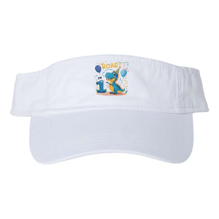 Roar IM One Baby First Birthday Celebrate Being Valucap Bio-Washed Visor