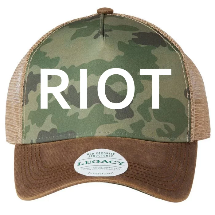 RIOT Funny Vintage Classic Logo Legacy Tie Dye Trucker Hat