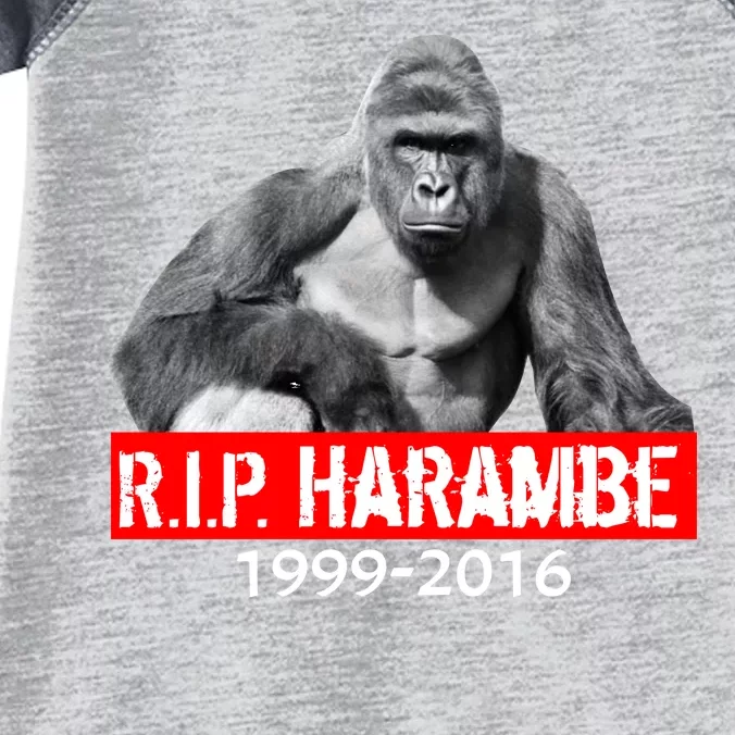 RIP Harambe Gorilla Cincinnati Zoo Infant Baby Jersey Bodysuit