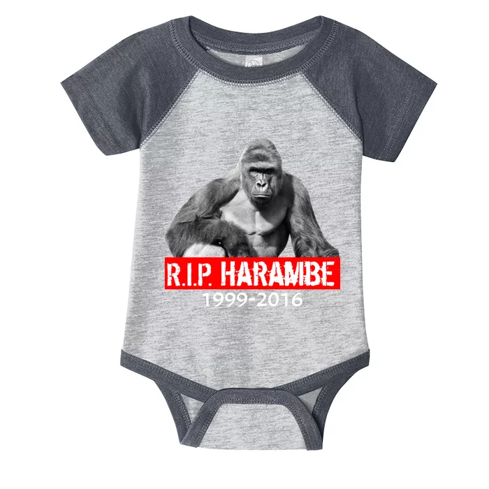 RIP Harambe Gorilla Cincinnati Zoo Infant Baby Jersey Bodysuit