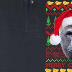 RIP Harambe Merry Ugly Christmas Sweater Softstyle Adult Sport Polo