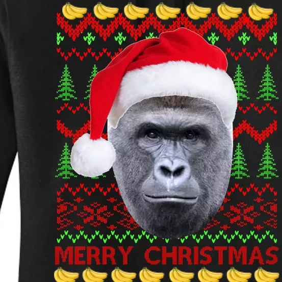 RIP Harambe Merry Ugly Christmas Sweater Women's Pullover Hoodie