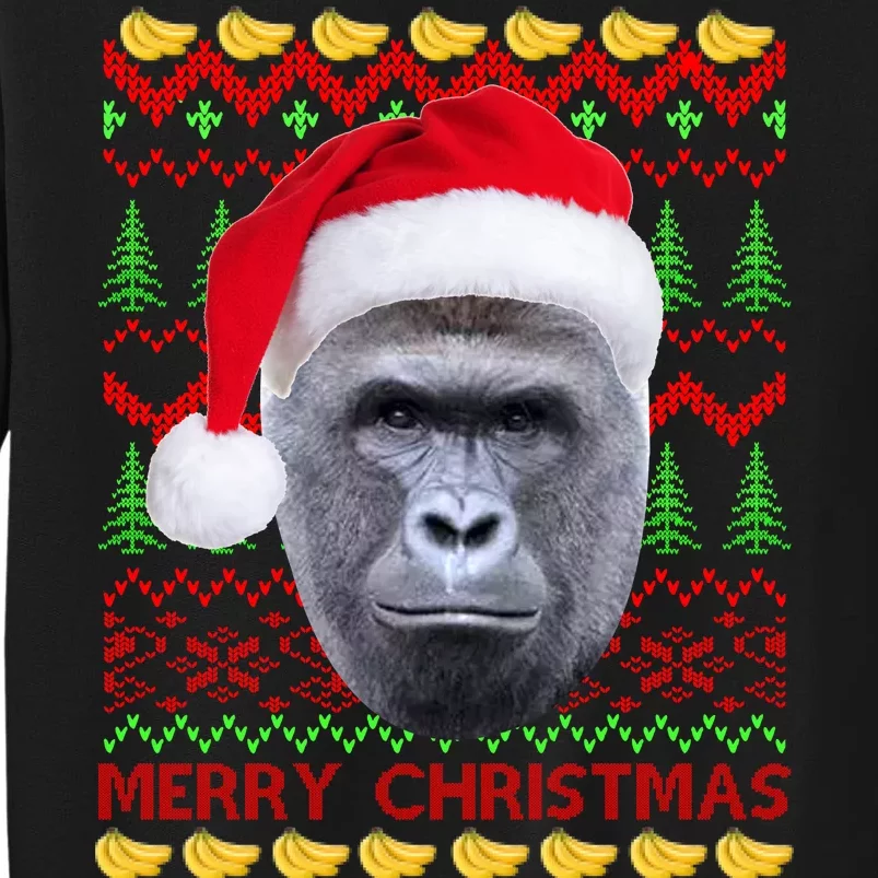 RIP Harambe Merry Ugly Christmas Sweater Tall Sweatshirt