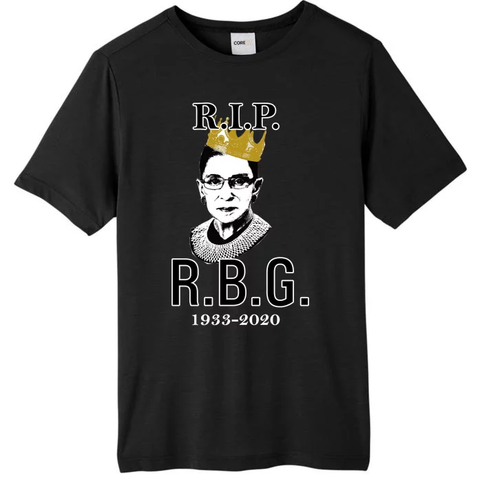 RIP Notorious RBG Ruth Bader Ginsburg 1933-2020 ChromaSoft Performance T-Shirt