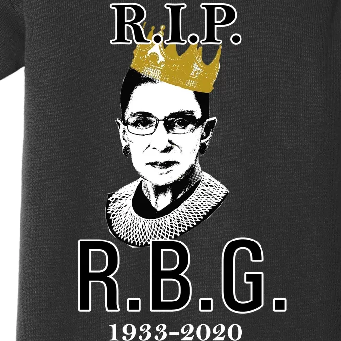 RIP Notorious RBG Ruth Bader Ginsburg 1933-2020 Baby Bodysuit