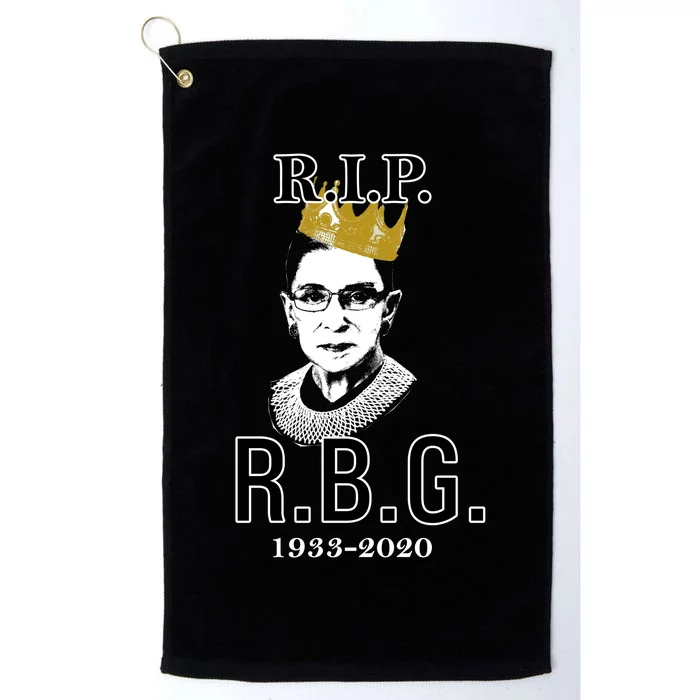 RIP Notorious RBG Ruth Bader Ginsburg 1933-2020 Platinum Collection Golf Towel