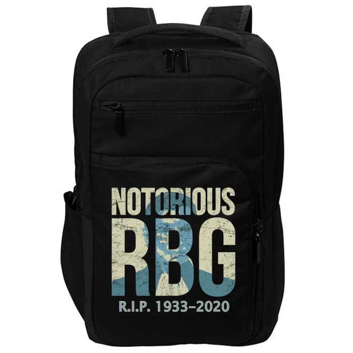 RIP Notorious RBG Ruth Ginsburg 1933-2020 Impact Tech Backpack