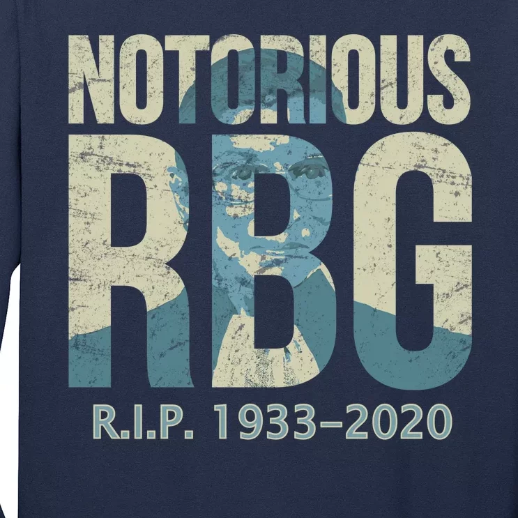 RIP Notorious RBG Ruth Ginsburg 1933-2020 Long Sleeve Shirt