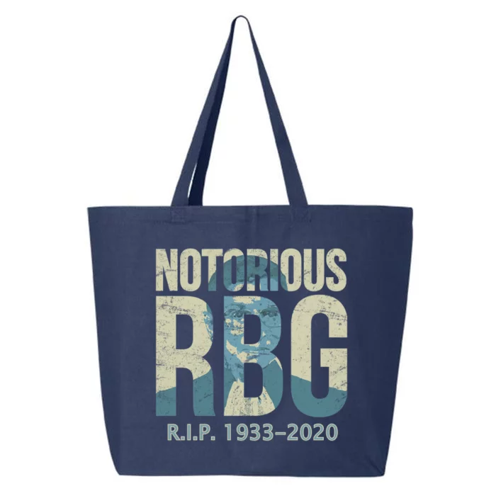 RIP Notorious RBG Ruth Ginsburg 1933-2020 25L Jumbo Tote