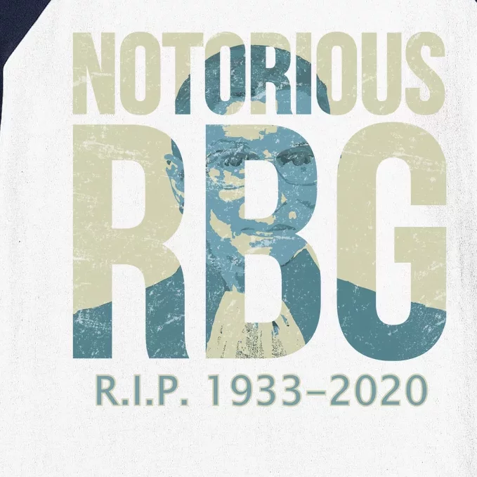 RIP Notorious RBG Ruth Ginsburg 1933-2020 Baseball Sleeve Shirt