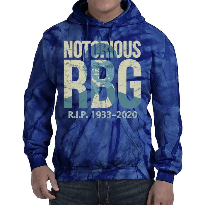 RIP Notorious RBG Ruth Ginsburg 1933-2020 Tie Dye Hoodie