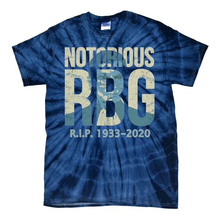 RIP Notorious RBG Ruth Ginsburg 1933-2020 Tie-Dye T-Shirt