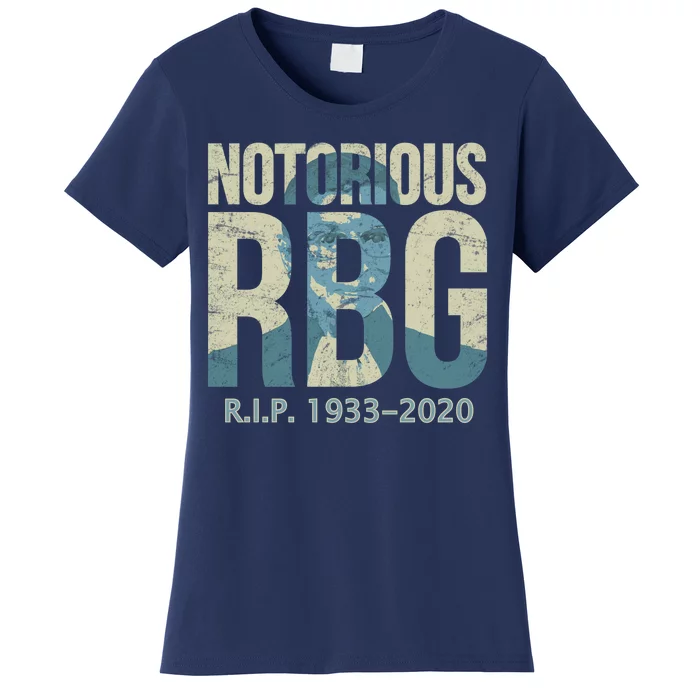 RIP Notorious RBG Ruth Ginsburg 1933-2020 Women's T-Shirt