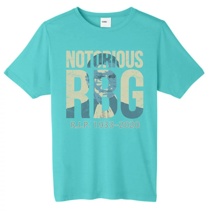 RIP Notorious RBG Ruth Ginsburg 1933-2020 ChromaSoft Performance T-Shirt