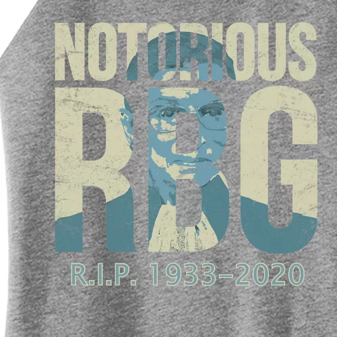 RIP Notorious RBG Ruth Ginsburg 1933-2020 Women’s Perfect Tri Rocker Tank