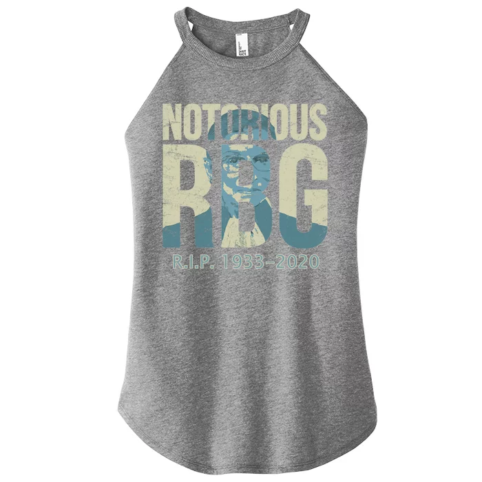 RIP Notorious RBG Ruth Ginsburg 1933-2020 Women’s Perfect Tri Rocker Tank