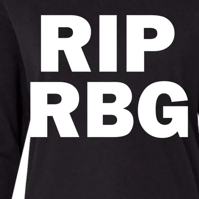 RIP RBG Womens Cotton Relaxed Long Sleeve T-Shirt