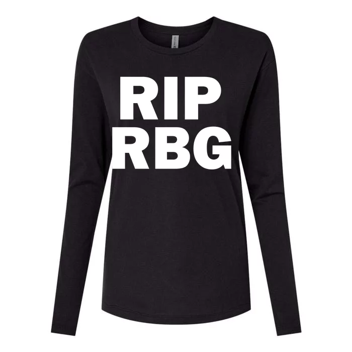 RIP RBG Womens Cotton Relaxed Long Sleeve T-Shirt