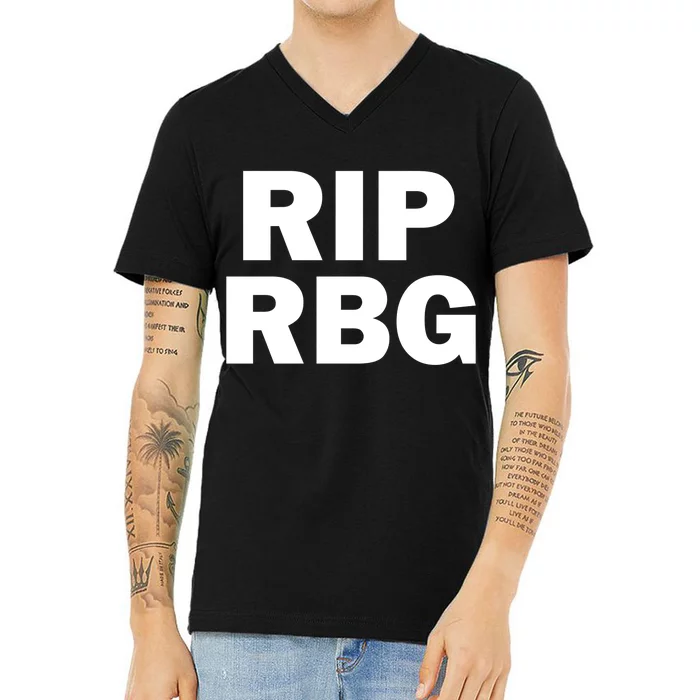 RIP RBG V-Neck T-Shirt