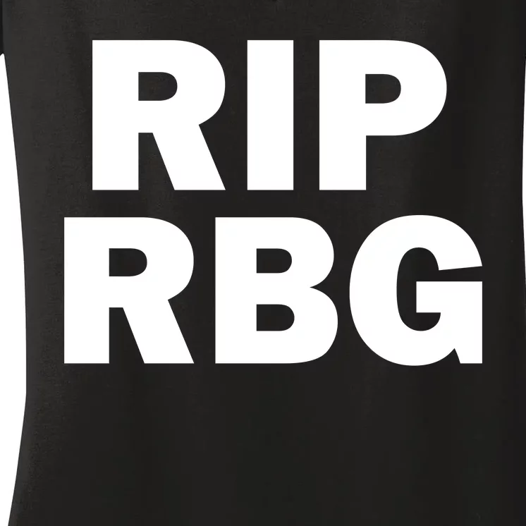 RIP RBG Women's V-Neck T-Shirt