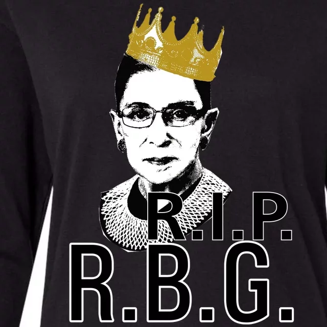 RIP RBG Ruth Bader Ginsburg Womens Cotton Relaxed Long Sleeve T-Shirt