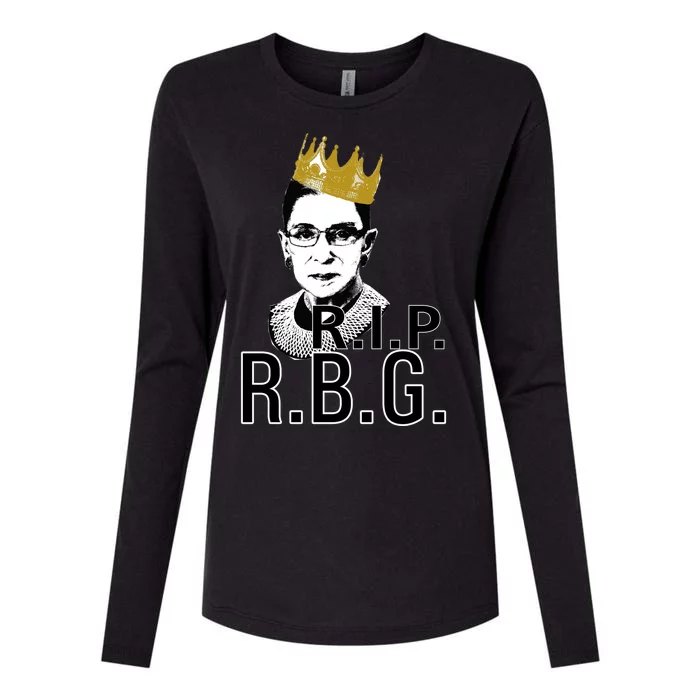 RIP RBG Ruth Bader Ginsburg Womens Cotton Relaxed Long Sleeve T-Shirt