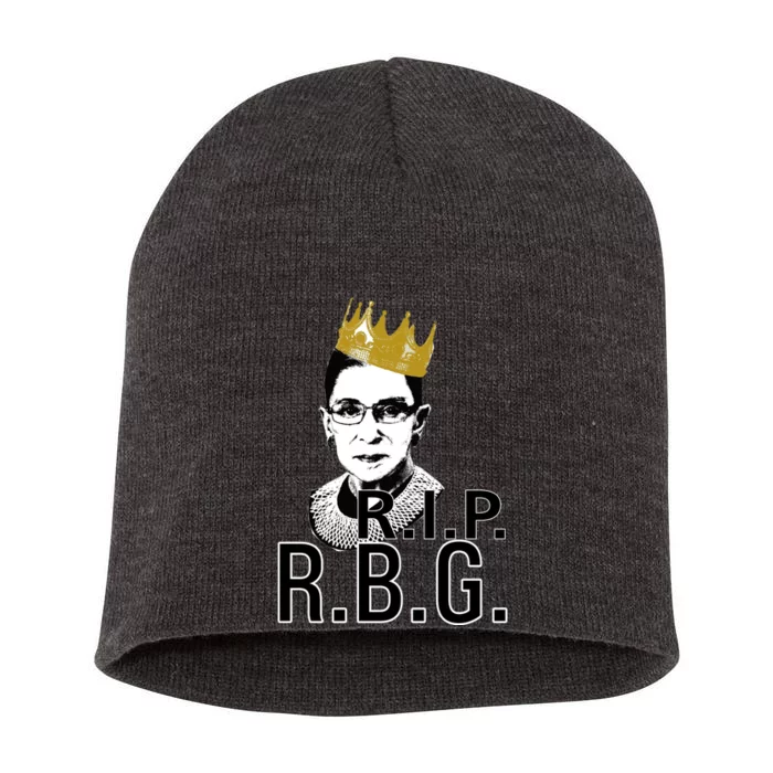 RIP RBG Ruth Bader Ginsburg Short Acrylic Beanie