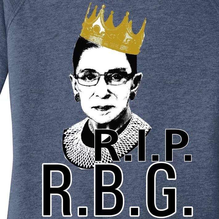 RIP RBG Ruth Bader Ginsburg Women's Perfect Tri Tunic Long Sleeve Shirt