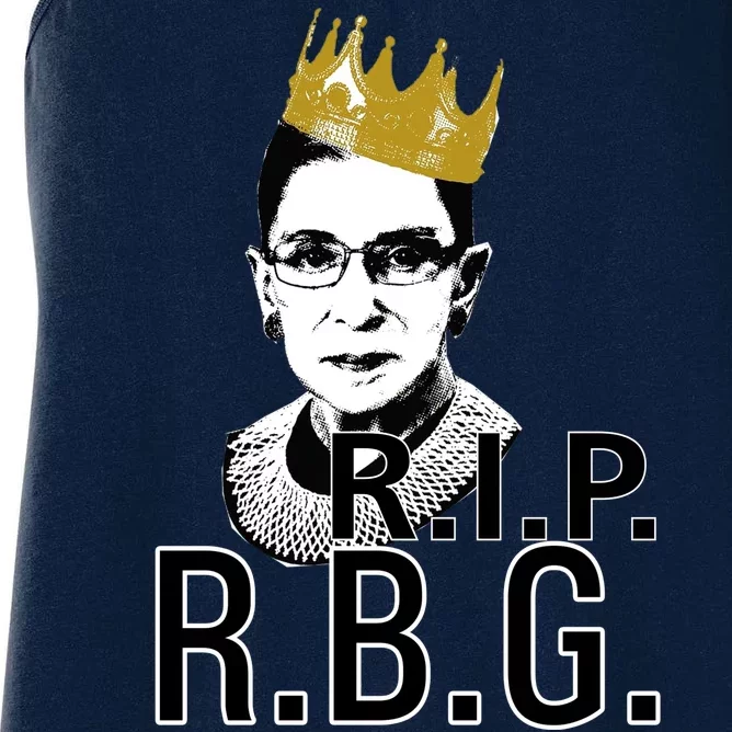 RIP RBG Ruth Bader Ginsburg Women's Racerback Tank