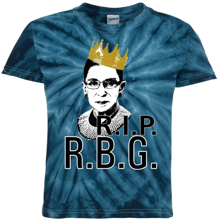 RIP RBG Ruth Bader Ginsburg Kids Tie-Dye T-Shirt