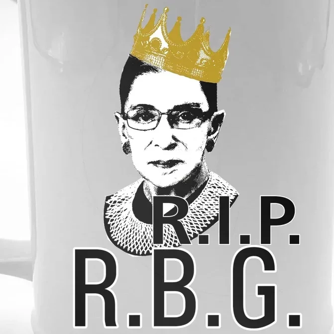 RIP RBG Ruth Bader Ginsburg Front & Back Beer Stein