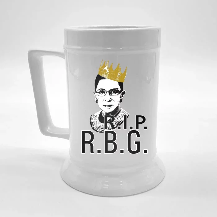 RIP RBG Ruth Bader Ginsburg Front & Back Beer Stein