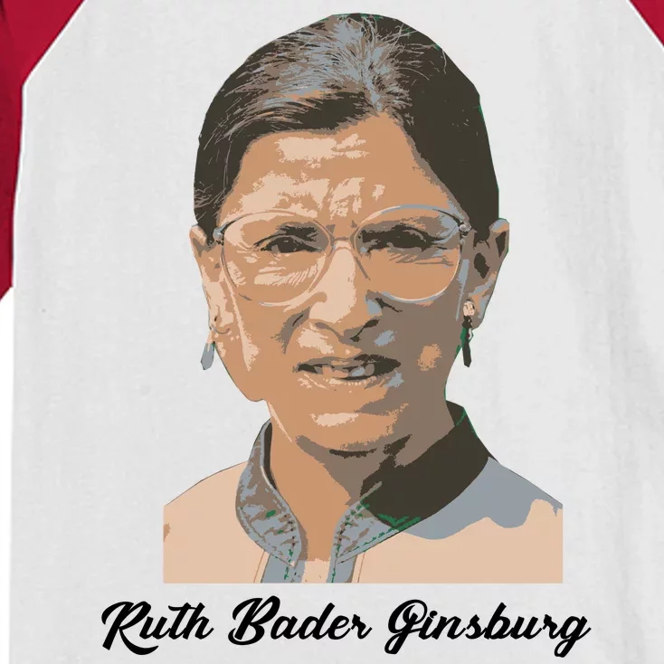 RIP Ruth Bader Ginsberg Kids Colorblock Raglan Jersey