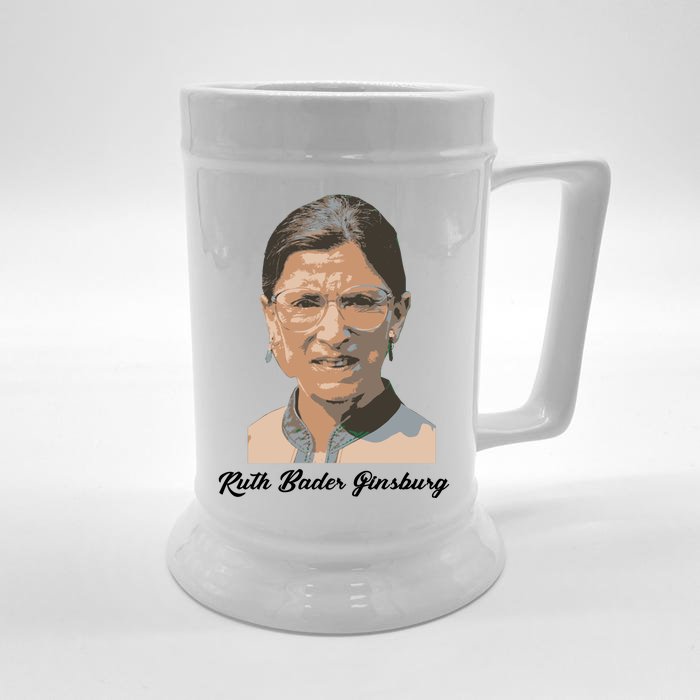 RIP Ruth Bader Ginsberg Front & Back Beer Stein