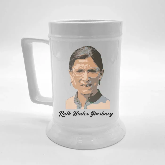 RIP Ruth Bader Ginsberg Front & Back Beer Stein