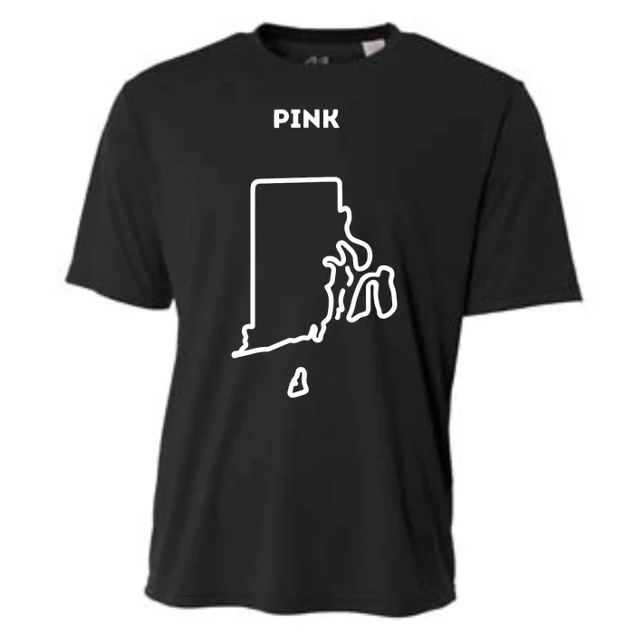 Rhode Island Pink Cooling Performance Crew T-Shirt