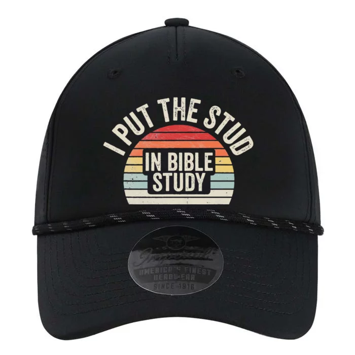 Retro I Put The Stud In Bible Study Funny Christian Performance The Dyno Cap