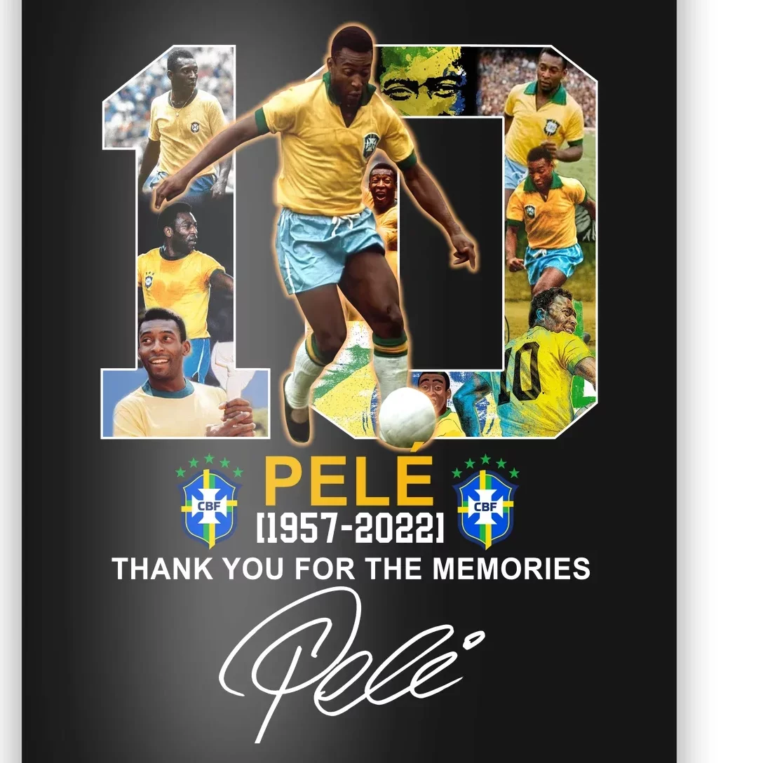 Rest In Peace Pele Brazil Soccer RIP Pele Poster