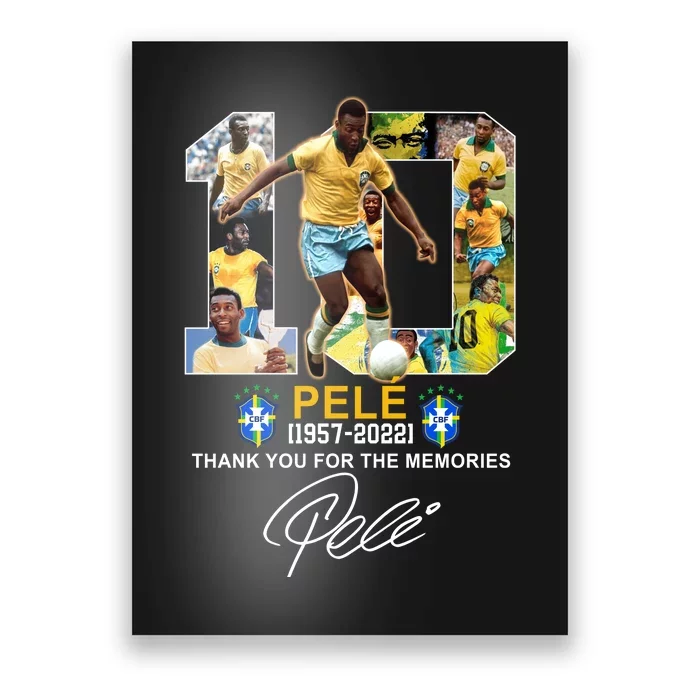 Rest In Peace Pele Brazil Soccer RIP Pele Poster