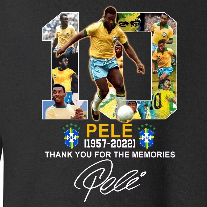 Rest In Peace Pele Brazil Soccer RIP Pele Toddler Sweatshirt