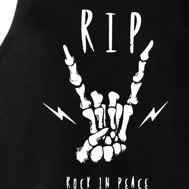 Rock In Peace Ladies Tri-Blend Wicking Tank