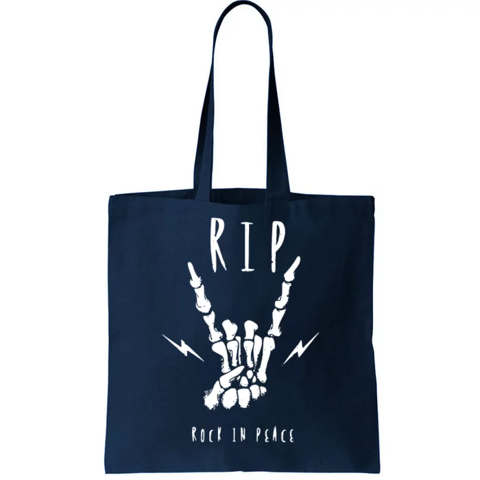 Rock In Peace Tote Bag