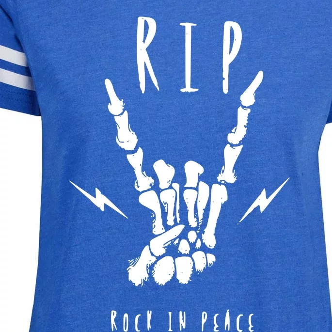 Rock In Peace Enza Ladies Jersey Football T-Shirt