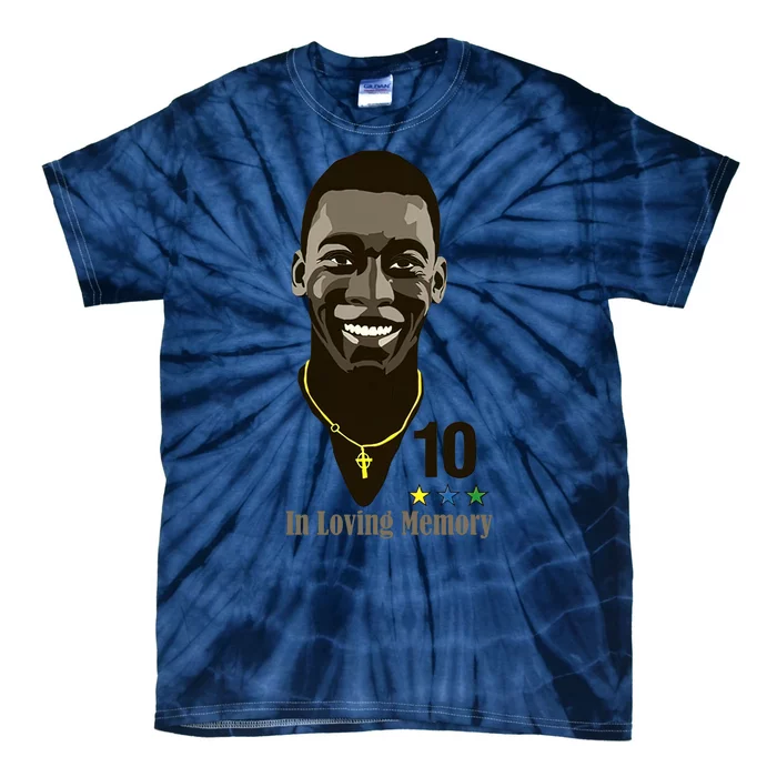 Rest In Peace Pele Brazil Football Soccer RIP Pele Tie-Dye T-Shirt