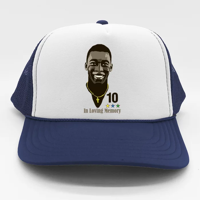 Rest In Peace Pele Brazil Football Soccer RIP Pele Trucker Hat