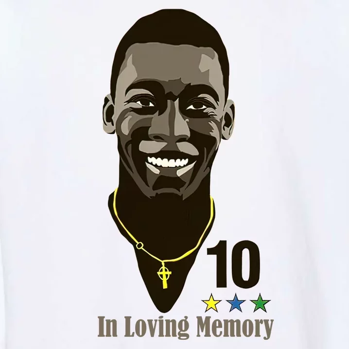 Rest In Peace Pele Brazil Football Soccer RIP Pele Garment-Dyed Sweatshirt