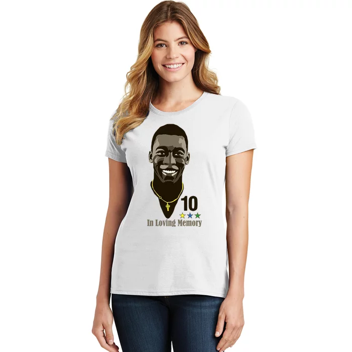 Rest In Peace Pele Brazil Football Soccer RIP Pele Women's T-Shirt